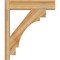 Ekena Millwork Merced Block Rough Sawn Outlooker, Western Red Cedar, 6"W x 22"D x 26"H OUT06X22X26MRC05RWR - alternate 2